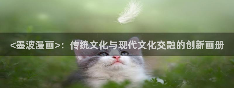 ber贝勒漫画：<墨波漫画>：传统文化与现代文化交融的创新画册